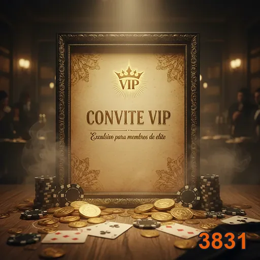 Imagem de um jogador usando celular com destaque no programa VIP da 3831